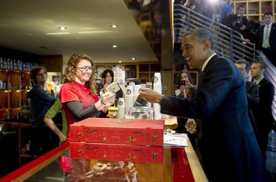 President Obama Top Pot Doughnuts